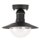 Lubinis lauko šviestuvas Oslo E27 1x MAX 60W (Juoda)