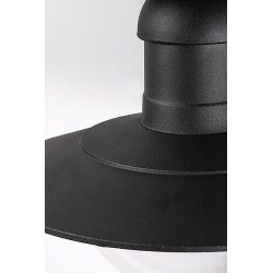 Lubinis lauko šviestuvas Oslo E27 1x MAX 60W (Juoda)