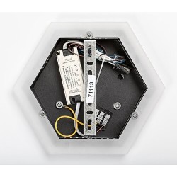 Lubinis šviestuvas Bitsi LED 23W 3000-6000K Šilta balta + Šalta balta (Juoda)
