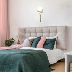Sieninis šviestuvas Sarabi E27 1x MAX 20W (Aukso)