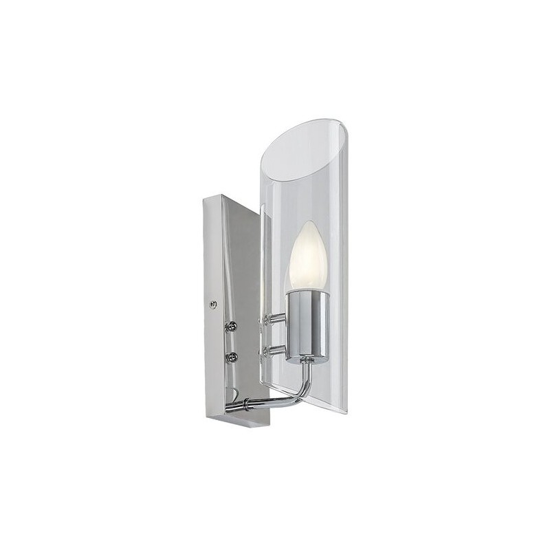 Sieninis šviestuvas Teodoro E14 1x MAX 12W (Chromo)