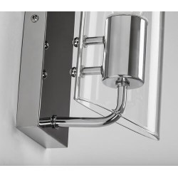Sieninis šviestuvas Teodoro E14 1x MAX 12W (Chromo)