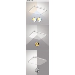 Lubinis šviestuvas Linden LED 72W 3000-6500K CCT keičiama balta spalva (Chromo)