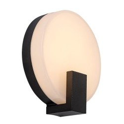 Sieninis lauko šviestuvas Cyprus LED 10W 3000K Šilta balta (Juoda)