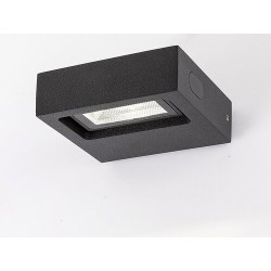 Sieninis lauko šviestuvas Ganges LED 7W 4000K Neutrali balta (Matinė Juoda)
