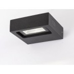 Sieninis lauko šviestuvas Ganges LED 7W 4000K Neutrali balta (Matinė Juoda)