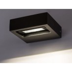 Sieninis lauko šviestuvas Ganges LED 7W 4000K Neutrali balta (Matinė Juoda)