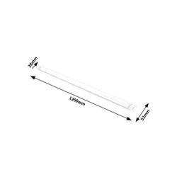 Baldinis šviestuvas Drop Light LED 40W 4000K Neutrali balta (Balta)