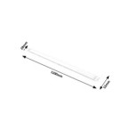 Baldinis šviestuvas Drop Light LED 40W 4000K Neutrali balta (Balta)
