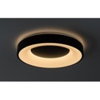 Lubinis šviestuvas Ceilo LED 38W 3000-6500K CCT keičiama balta spalva (Juoda)