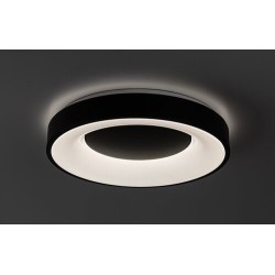Lubinis šviestuvas Ceilo LED 38W 3000-6500K CCT keičiama balta spalva (Juoda)