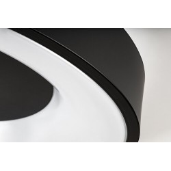 Lubinis šviestuvas Ceilo LED 38W 3000-6500K CCT keičiama balta spalva (Juoda)
