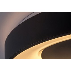 Lubinis šviestuvas Ceilo LED 38W 3000-6500K CCT keičiama balta spalva (Juoda)