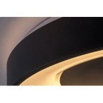 Lubinis šviestuvas Ceilo LED 38W 3000-6500K CCT keičiama balta spalva (Juoda)