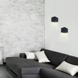 Sieninis šviestuvas Kaunas G9 1x MAX 10W (Matinė Juoda)