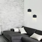 Sieninis šviestuvas Kaunas G9 1x MAX 10W (Matinė Juoda)