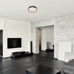 Lubinis šviestuvas Larcia LED 19W 4000K Neutrali balta (Juoda)