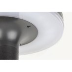 Saulės energija įkraunamas šviestuvas Alaska LED 10W 4000K Neutrali balta (Antracito)