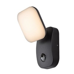 Sieninis lauko šviestuvas Odiel LED 12W 3000K Šilta balta (Juoda)