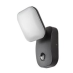 Sieninis lauko šviestuvas Odiel LED 12W 3000K Šilta balta (Juoda)
