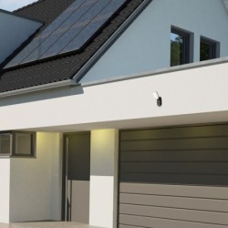 Sieninis lauko šviestuvas Odiel LED 12W 3000K Šilta balta (Juoda)