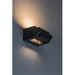 Sieninis lauko šviestuvas Medna LED 8W 3000K Šilta balta (Antracito)
