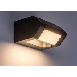 Sieninis lauko šviestuvas Medna LED 8W 3000K Šilta balta (Antracito)