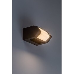 Sieninis lauko šviestuvas Medna LED 8W 3000K Šilta balta (Antracito)