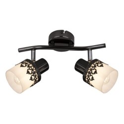 Lubinis šviestuvas Lacey E14 2x MAX 40W (Juoda)