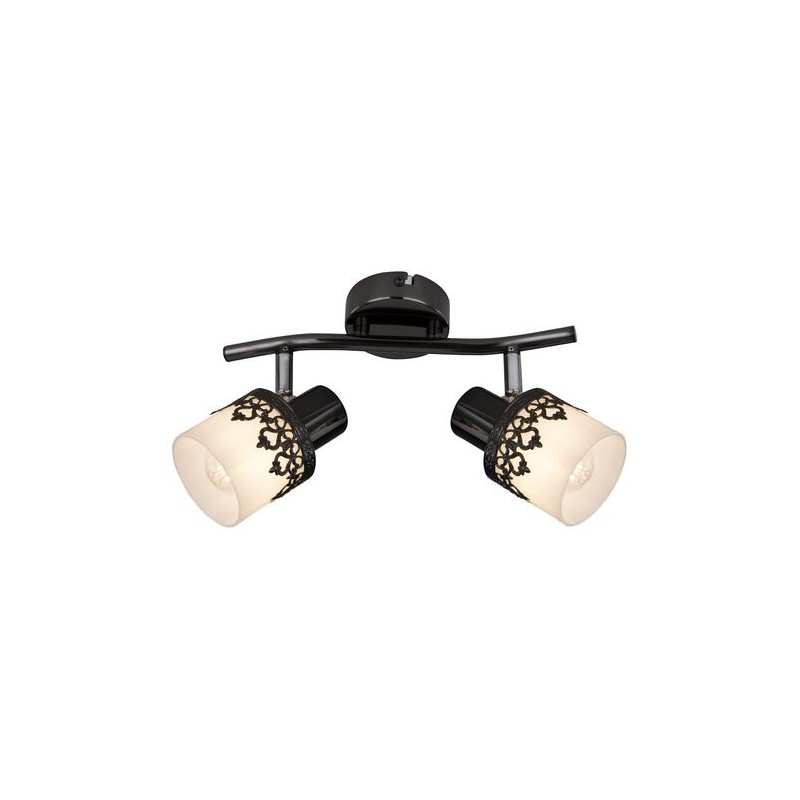 Lubinis šviestuvas Lacey E14 2x MAX 40W (Juoda)