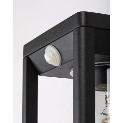 Sieninis lauko šviestuvas Zernest  E27 1x MAX 15W (Juoda)