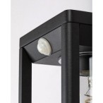 Sieninis lauko šviestuvas Zernest  E27 1x MAX 15W (Juoda)
