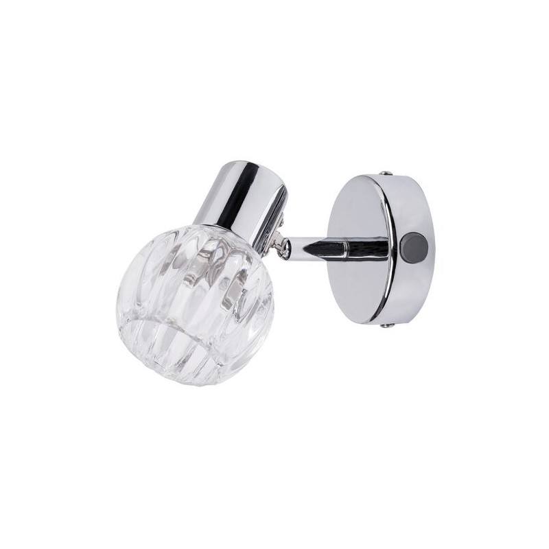 Sieninis šviestuvas Lauren E14 1x MAX 40W (Chromo)