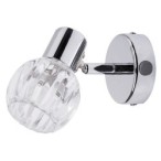 Sieninis šviestuvas Lauren E14 1x MAX 40W (Chromo)