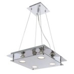 Pakabinamas šviestuvas Naomi GU10 4x MAX 15W 3000K Šilta balta (Chromo)