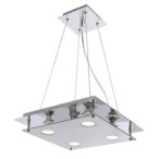 Pakabinamas šviestuvas Naomi GU10 4x MAX 15W 3000K Šilta balta (Chromo)