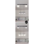 Pakabinamas šviestuvas Calista G9 5x MAX 28W (Juoda)