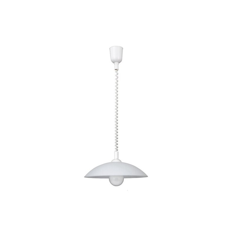 Pakabinamas šviestuvas Round E27 1x MAX 60W (Balta)