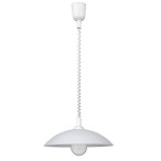 Pakabinamas šviestuvas Round E27 1x MAX 60W (Balta)