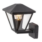 Sieninis lauko šviestuvas Paravento E27 1x MAX 40W (Juoda)