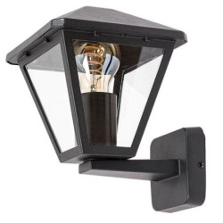Sieninis lauko šviestuvas Paravento E27 1x MAX 40W (Juoda)