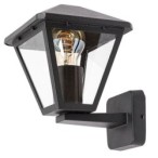 Sieninis lauko šviestuvas Paravento E27 1x MAX 40W (Juoda)