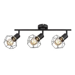 Lubinis šviestuvas Fran E27 3x MAX 40W (Matinė Juoda)