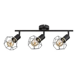 Lubinis šviestuvas Fran E27 3x MAX 40W (Matinė Juoda)