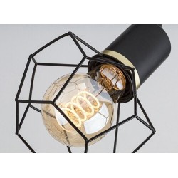 Lubinis šviestuvas Fran E27 3x MAX 40W (Matinė Juoda)