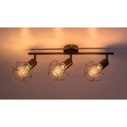 Lubinis šviestuvas Fran E27 3x MAX 40W (Matinė Juoda)