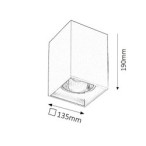 Lubinis šviestuvas Maddox E27 1x MAX 60W (Pilka)