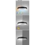 Pakabinamas šviestuvas Ceilo LED 38W 3000K CCT keičiama balta spalva (Juoda)