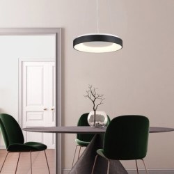 Pakabinamas šviestuvas Ceilo LED 38W 3000K CCT keičiama balta spalva (Juoda)