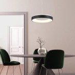Pakabinamas šviestuvas Ceilo LED 38W 3000K CCT keičiama balta spalva (Juoda)